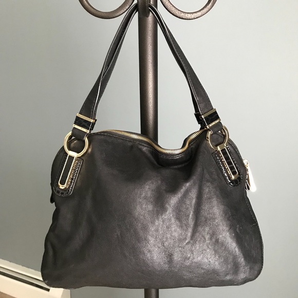 Michael Kors Matilda Large Slim Satchel Black - Picture 2 of 7